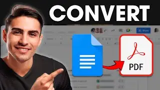 How to Convert Google Document to PDF File | Easy Tutorial