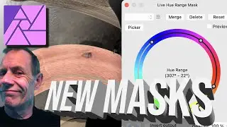 Affinity Photo Live Mask Layers Luminosity Band Pass etc Tutorial NEW Feature