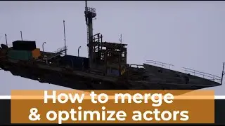 How to merge and optimize actors in unreal engine