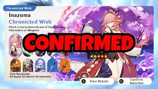 INSANE NEWS! INAZUMA CHRONICLED WISH IS OFFICIALLY COMING IN VERSION 5.6! - Genshin Impact