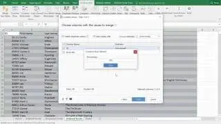 How to merge duplicate rows in Excel