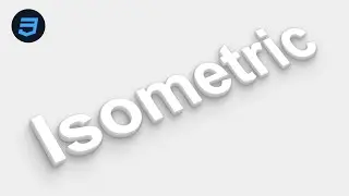 Easy Isometric Text Effect | HTML & CSS | Amazing 3D Text Design