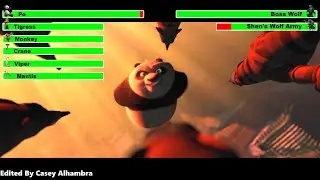 Kung Fu Panda 2 (2011) Musicians Village Battle with healthbars