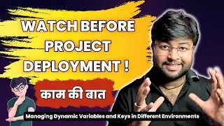 🔥 Preparing Project for Deployment in different environment  | Spring Boot in Hindi