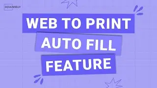 Web-to-Print Software Auto Fill Feature - All In One Designer V3.1