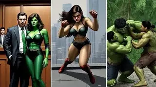 She Hulk First Transformation (She-Hulk: Attorney at Law, 2022) #hulk