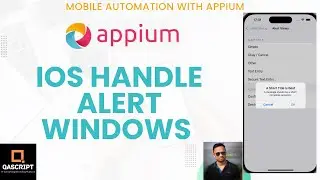 Appium Tutorial | Mobile Automation Testing | Handle Alert Windows | iOS Application | SwitchTo |