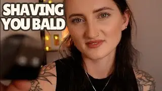 ASMR Barbershop: Shaving You Bald - Forced Head Shave | Gaslighting Hairdresser