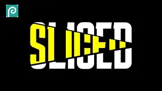 Sliced Text Effect in Photopea l Photopea tutorial