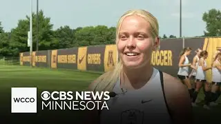 U of M's Caroline Birdsell makes official debut on soccer team after serious injury