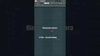 Horizontal and vertical zoom in-out shortcut in fl studio 20 