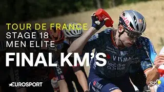 EXCEPTIONAL SPRINT! 🔥 | Tour de France Stage 18 Final Kilometres | Eurosport Cycling