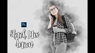 Photoshop Tutorial : Colorful Sketch Photoshop Action Tutorial