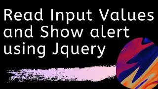 Read Input Values and Show in alert message using Jquery | JQuery Tutorial in Hindi | Code House