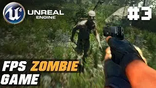 Unreal Engine 4 FPS Zombie Game - FPS Tutorial Unreal Engine 4 - Character Jump And Sprint