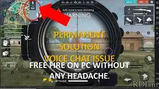 Permanent Solution Of Free Fire Voice Chat Prob on PC | Best Method Ever.