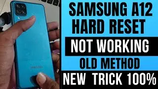Samsung A12 hard reset not working | Samsung Galaxy A12 hard reset not working