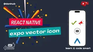 How to add  expo vector icon in 4mins