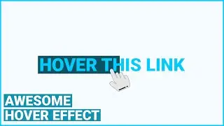 COOL Hover Effect in HTML & CSS | Web Design