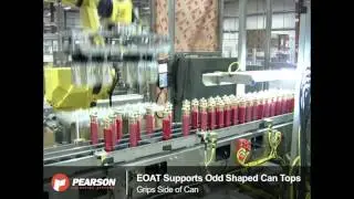 Robotic Top Loader Packaging System for Aerosol Cans - Pearson Packaging Systems