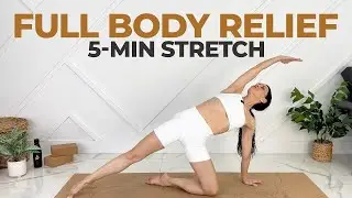 Most Efficient FULL BODY Stretch In 5 MINUTES! Feel AMAZING! Intermediate Level