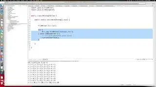 Java: File I/O - Writing to files