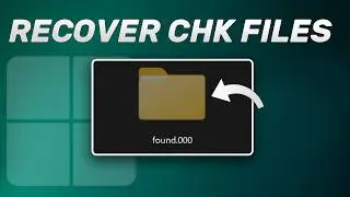 Show and Recover CHK Files from found.000 Folder on Windows