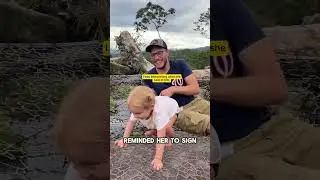 When She Realized Dad Can’t Hear 😲❤️