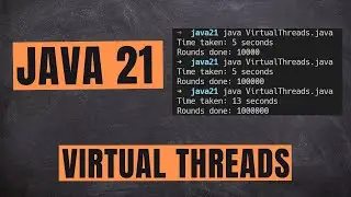 Java 21 Virtual Threads | Scale your threads optimally