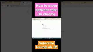 Switch between tabs Chrome Windows