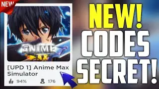 FUTURE CODES!! | *NEW* ROBLOX ANIME MAX SIMULATOR CODES 2023! (UPD 1)