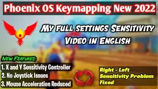 PHOENIX OS 🌟 NEW KEYMAPPING for Freefire 2022 - GAMEHELPER V1.0 New MOD Version | RockRam Gaming