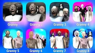Granny 1, 2, 3, 4, 5, 6, 7 & 8 Gameplay || Granny   New Update | Granny All Trailer | Mod
