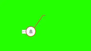 No Copyright - Subscribe and Bell icon - intro - with text - Green Screen - free animation | Part 3