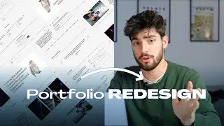 My INSANE Portfolio Website Transformation! (FREE Figma Template)