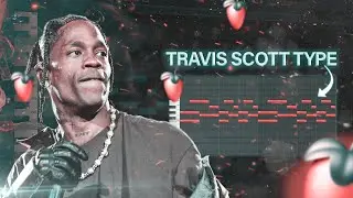 How To Make A TRAVIS SCOTT Type Beats | FL Studio 20