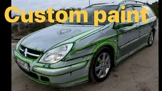 Custom paint Citroen C5 sound level