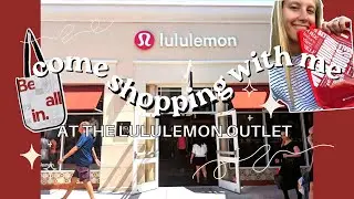 Come Shopping At a Lululemon Outlet With Me !! | Lululemon Athletica Haul | Myrtle Beach, SC