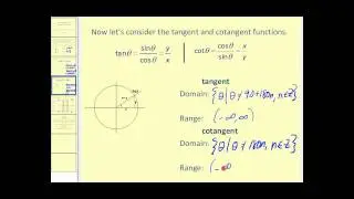 Domain, Range, and Signs of Trigonometric Function