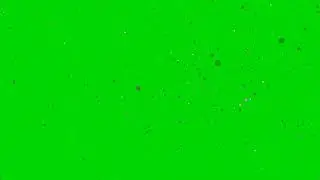 Particles Animation - 1 Hour Loop (green screen)