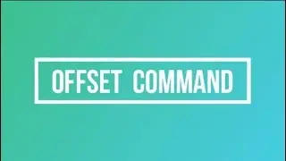 How to use AutoCAD Offset Command | AutoCAD Commands