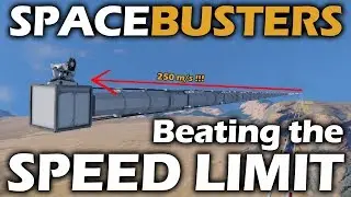 Space Busters | Breaking Max Speed With Rotors and Pistons | Space Engineers