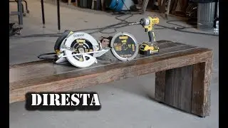 DiResta DEWALT® Recycled Wood Bench + Giveaway