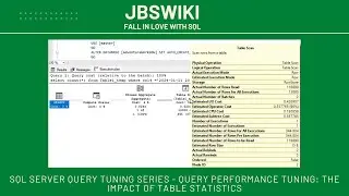 SQL Server Query Tuning Series - Query Performance Tuning: The Impact of Table Statistics 