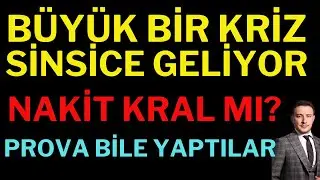 Büyük Bir Kriz Provası ! Nakit Kral mı, Borsalar Ve Piyasalar, Borsa, Dolar, Altın
