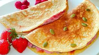 Как ПРИГОТОВИТЬ самый ВКУСНЫЙ ОВСЯНОБЛИН с НЕЖНОЙ НАЧИНКОЙ! Вкусный ЗАВТРАК за 5 МИНУТ!