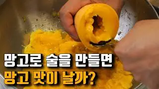 망고로 소주를 만들면 무슨 맛일까? (쪽박 아니면 대박)