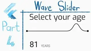 Flutter Custom Slider: Section 4, Wave Bend Effect