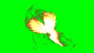 Realistic Golden Particles Animation (green screen)
