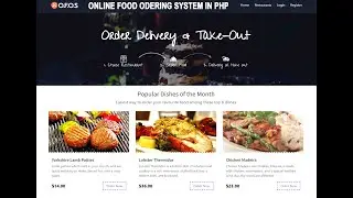 online food ordering system in php with source code | online restaurants system in php